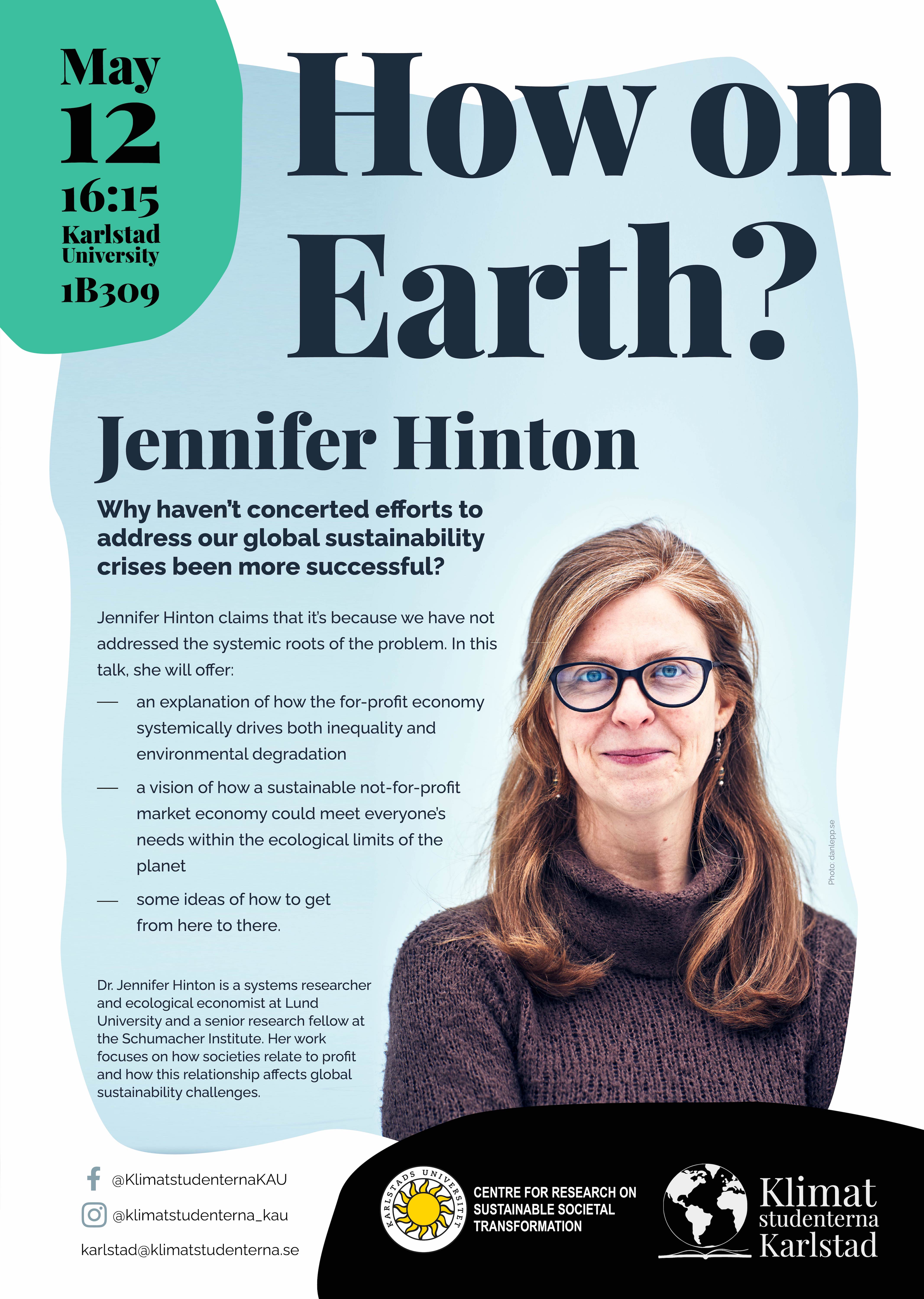 How on Earth? with Jennifer Hinton